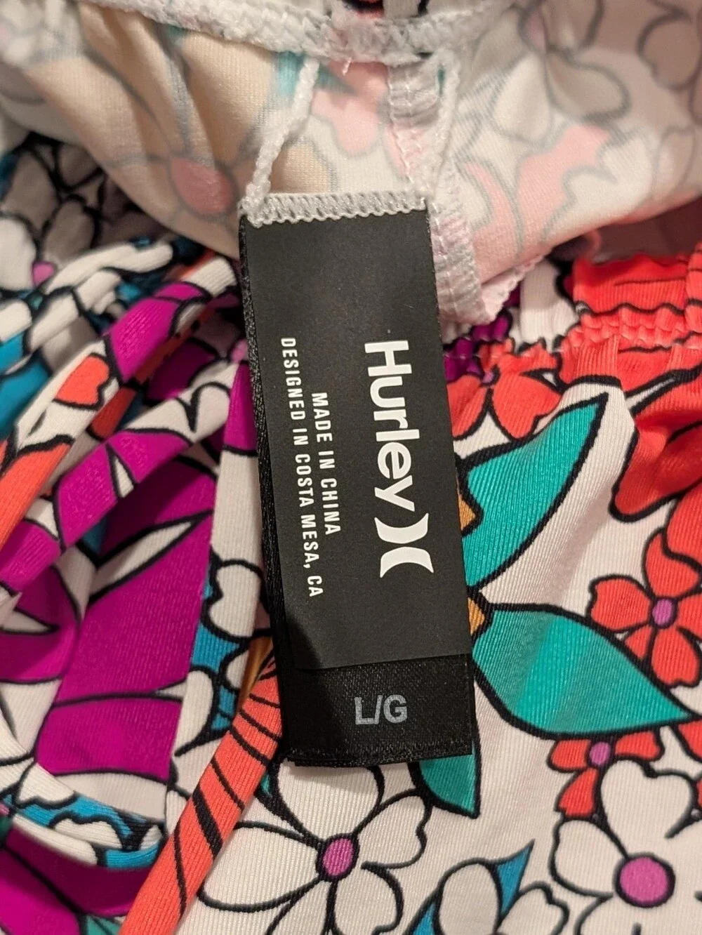Hurley vibrant floral